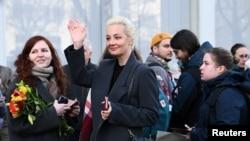 بیوه الکسی ناوالنی در تجمع اعتراضی «ظهر علیه پوتین» شرکت کرد