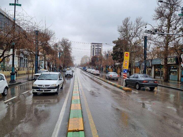 ترنم باران در شهرهای کردستان