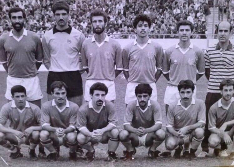 عکس علیفر گزارشگر تلویزیون در دوران مربیگری