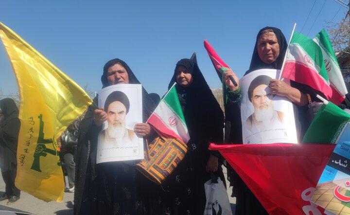 حرکت گسترده مردم کهگیلویه و بویراحمد برای آغاز راهپیمایی روز قدس