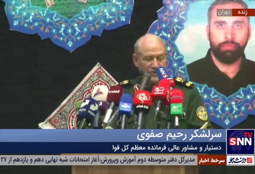 سرلشکر صفوی: هیچ یک از سفارتخانه‌های رژیم صهیونیستی امن نیست / جبهه مقاومت آماده است؛ باید منتظر باشیم + فیلم