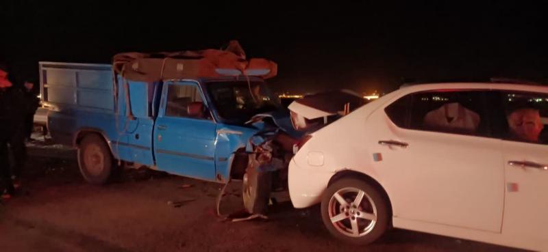 تصادف زنجیره ای در اتوبان زنجان به قزوین