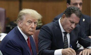 خودسوزی در برابر دادگاه ترامپ در نیویورک