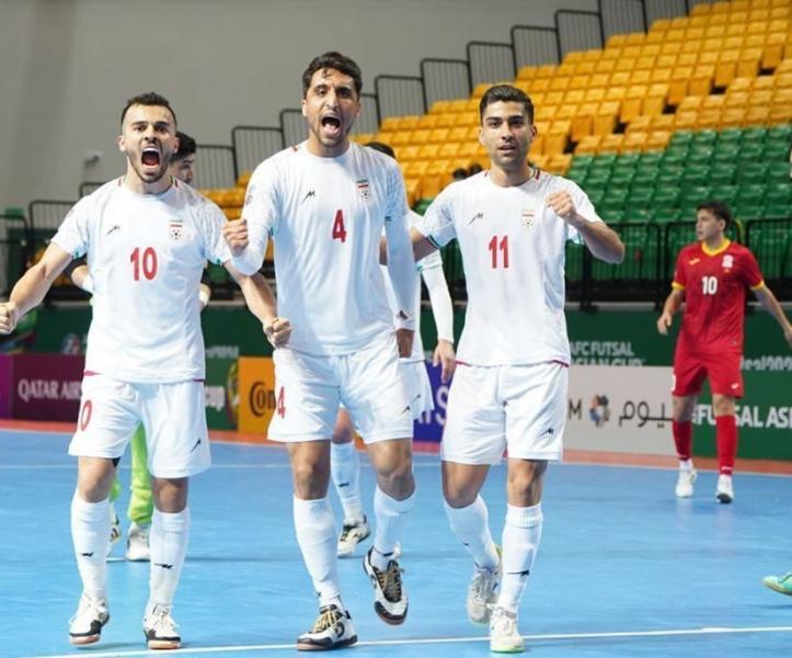 شانزدهمین صعود فوتسال ایران به نیمه‌نهایی آسیا؛ قرقیز شکار یوز شد