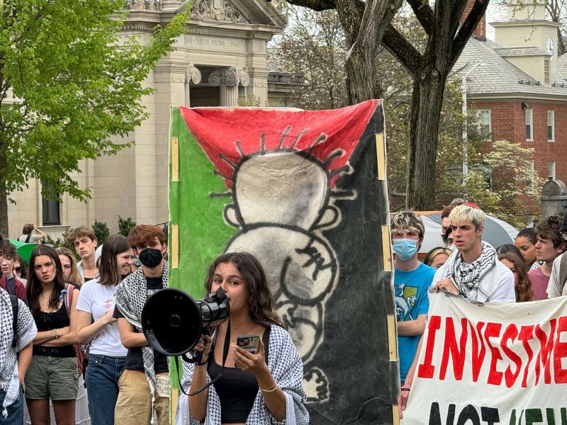 ساختمان دانشگاه کلمبیا در نیویورک به کنترل دانشجویان در آمد