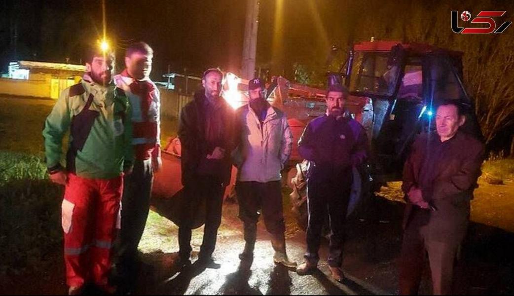 نجات خانواده گرفتار در کوه پس از ۵ ساعت جستجو