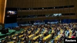 رأی مثبت ﻿ مجمع عمومی سازمان ملل به قطعنامه عضویت کامل «فلسطینی‌ها» در این نهاد؛ آمریکا و اسرائیل رأی منفی دادند