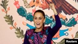 کلودیا شینباوم اولین رئیس جمهوری زن مکزیک شد