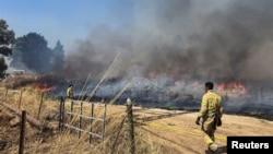 حزب‌الله لبنان ده‌ها راکت را به شمال اسرائيل پرتاب کرد 