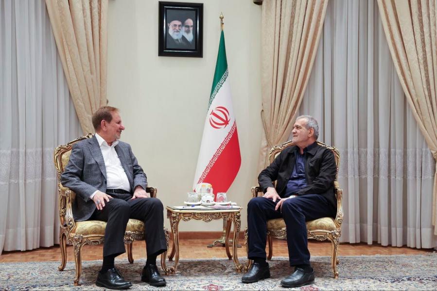 جهانگیری هم با پزشکیان دیدار کرد  